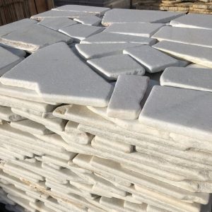 comprar piedra blanco macael rodado